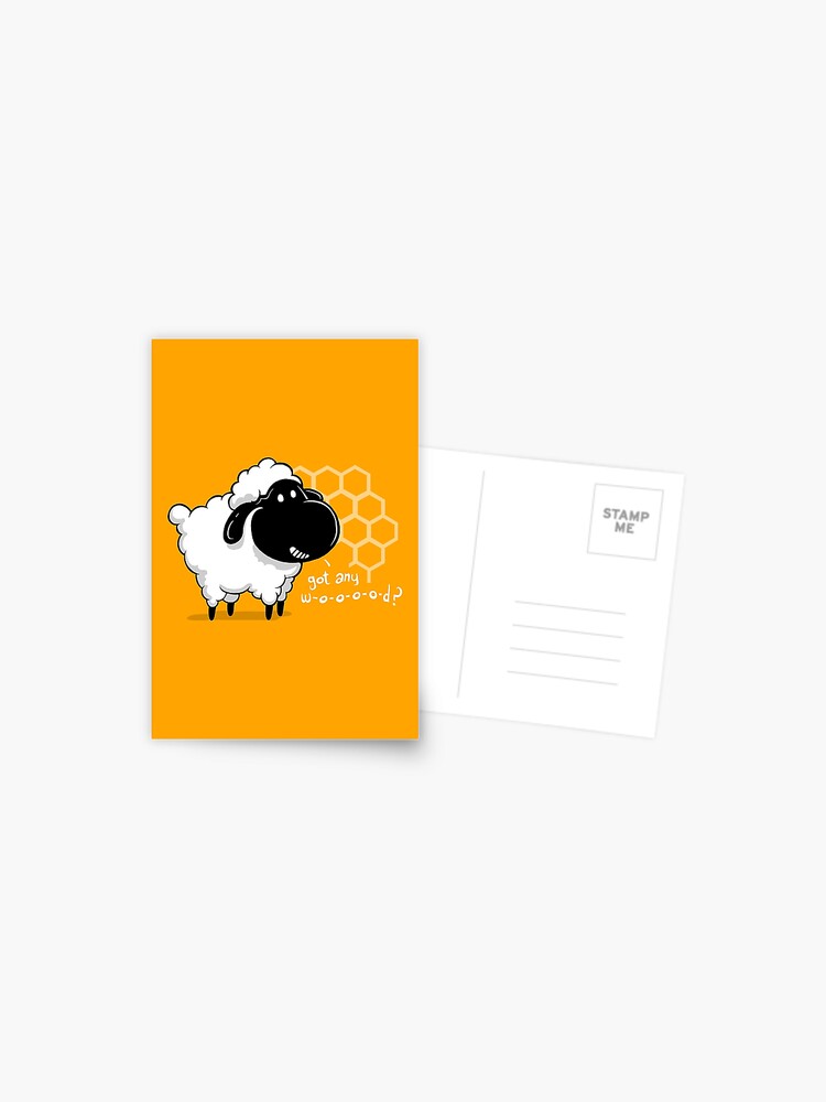 Catan You Give Me Wood Settlers Of Catan Board Game Geek Sheep Postcard By Bootsboots Redbubble