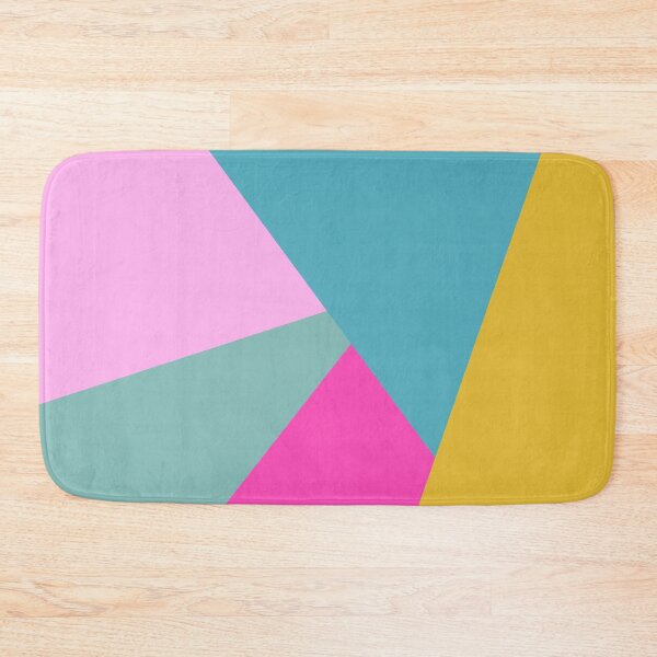 Item preview, Bright and Bold Color Block Geometric Pattern in Blue, Yellow, and Pink designed and sold by JuneJournal.