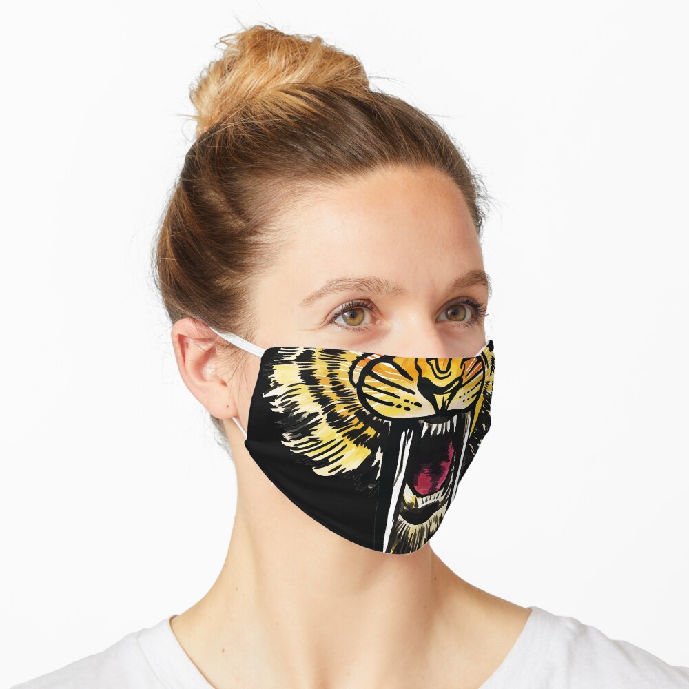 "Saber-Tooth Tiger" Mask by russodesign | Redbubble