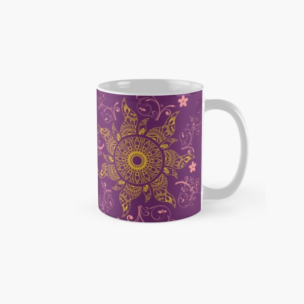 Vista previa del artículo con la obra «Mandala Flor De Oro», diseñado y vendido por Athesti.