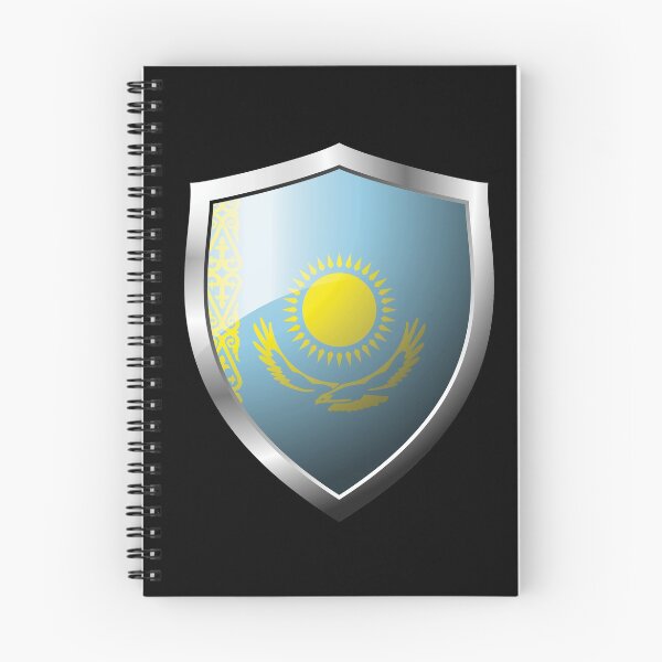 Item preview, Strong Kazakhstan Flag Shield Country designed and sold by HelloFromAja.