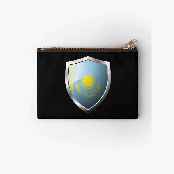 Item preview, Strong Kazakhstan Flag Shield Country designed and sold by HelloFromAja.