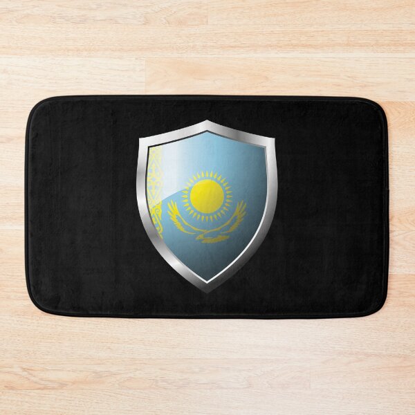 Item preview, Strong Kazakhstan Flag Shield Country designed and sold by HelloFromAja.