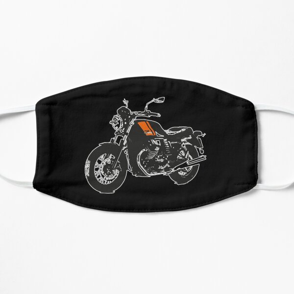 Sorteo Especial Moto-Guzzi-V7II Naranja 1 Mascarilla plana