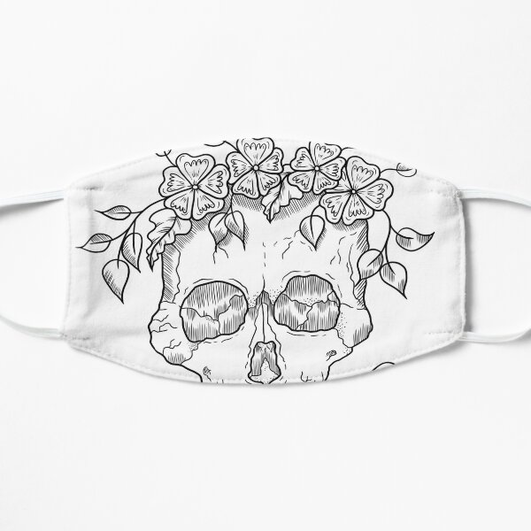 Download Little Flowers Face Masks Redbubble PSD Mockup Templates