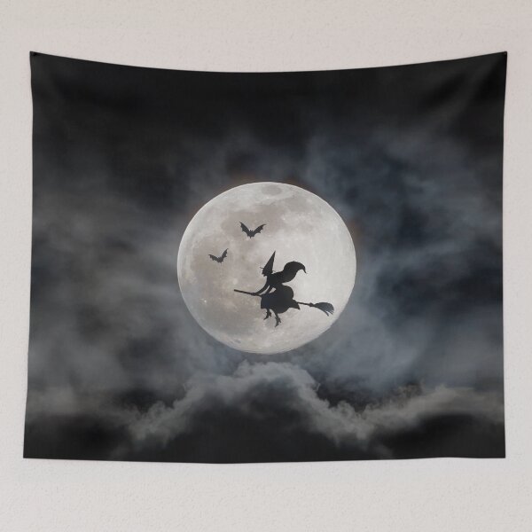 Item preview, Halloween Full Moon Spooky Witch  designed and sold by BluePlanet.