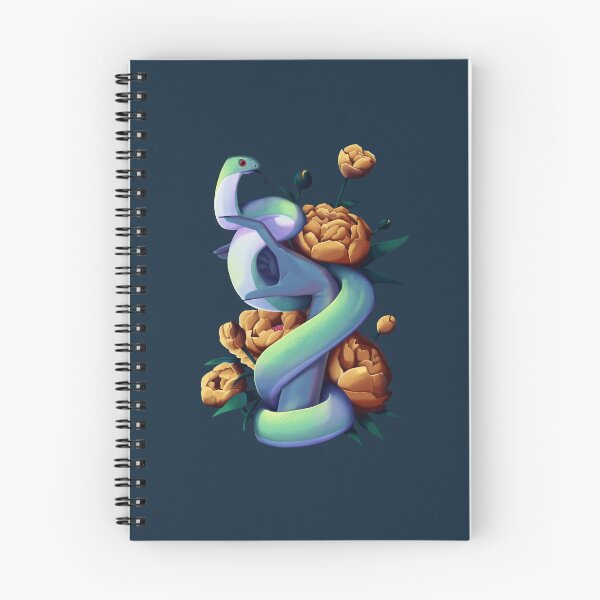 Aperçu de l'œuvre Serpent et pivoines créée et vendue par Alcaline.