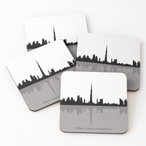Item preview, Dubai Skyline Silhouette designed and sold by WayneBrant.