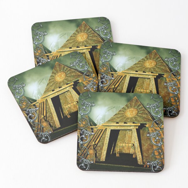 Item preview, Awesome steampunk pyramid in the night designed and sold by nicky2342.