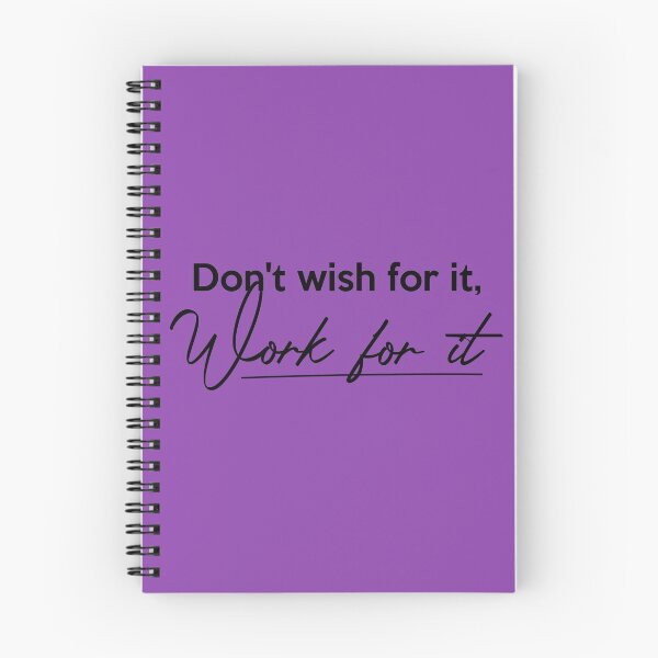 Item preview, Don't wish for it, Work for it designed and sold by Inspire Creativity.