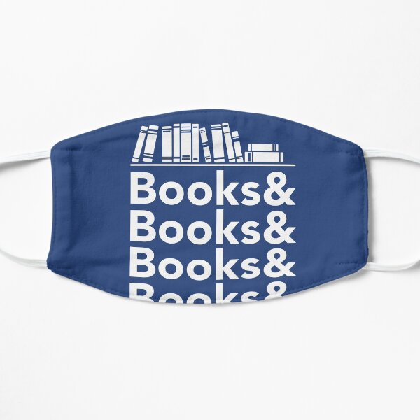 Books | Literary Book Nerd Helvetica Typography Mask