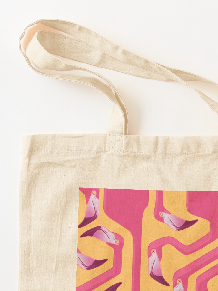 Alternate view of Flamingo Maze Tote Bag