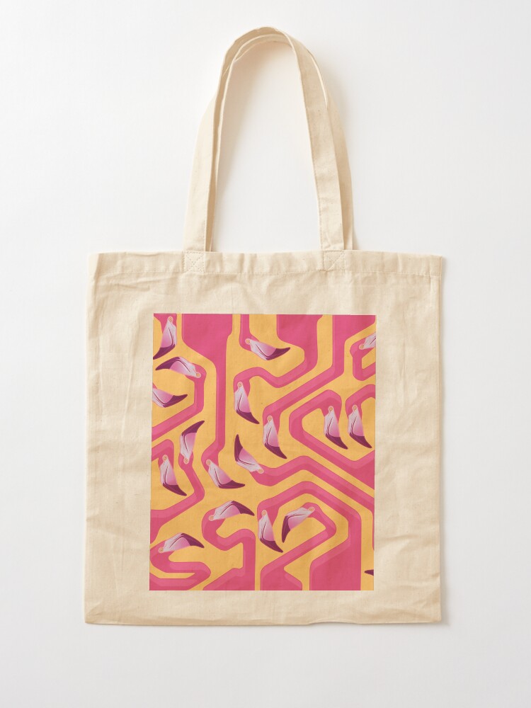 Alternate view of Flamingo Maze Tote Bag