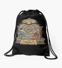 Infinite (frameless) Clock in Now Drawstring Bag