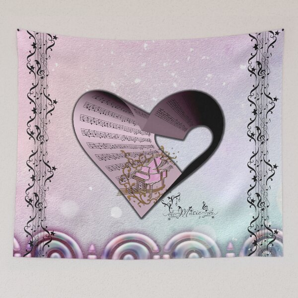 Item preview, Music, piano with key notes designed and sold by nicky2342.