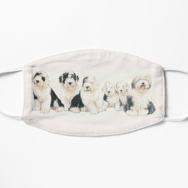 Old English Sheepdog Puppies Mask
