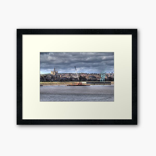 Cranes on the Medway Framed Art Print