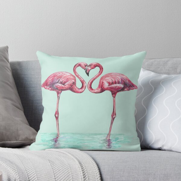 Item preview, Pink flamingos in love designed and sold by Pendientera.