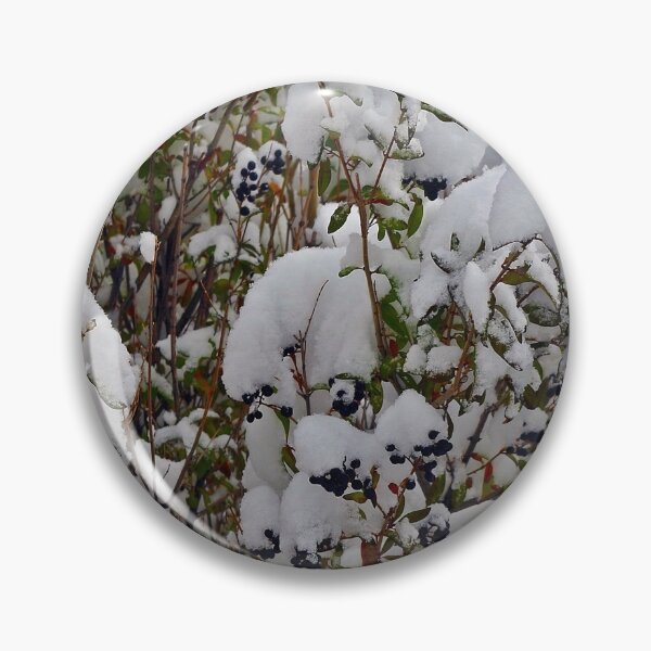 Item preview, Snowy Service Berries designed and sold by VikingVisual.