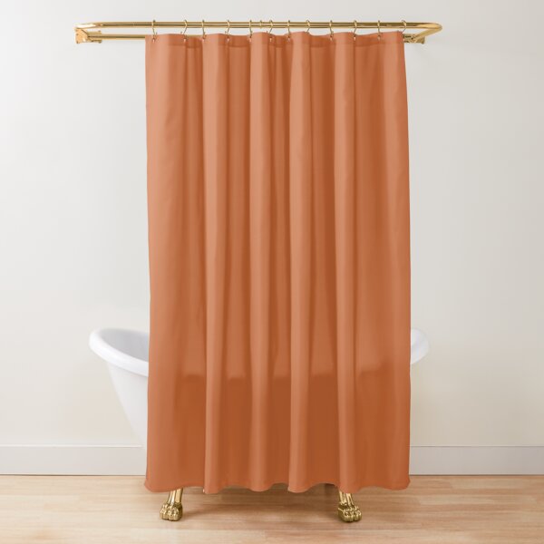 Burnt Orange Rideau de douche