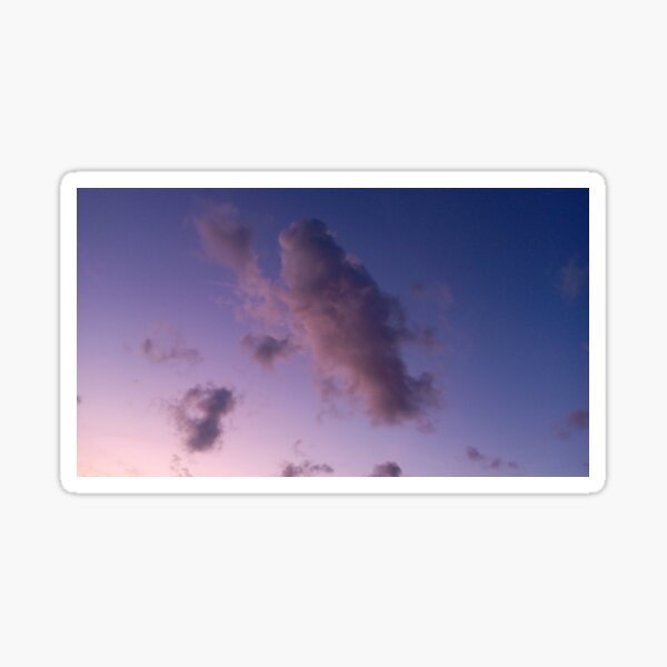 Wolkengebilde Sticker