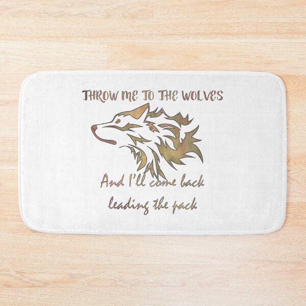 Item preview, Throw me to the wolves designed and sold by NatLeBrunDesign.