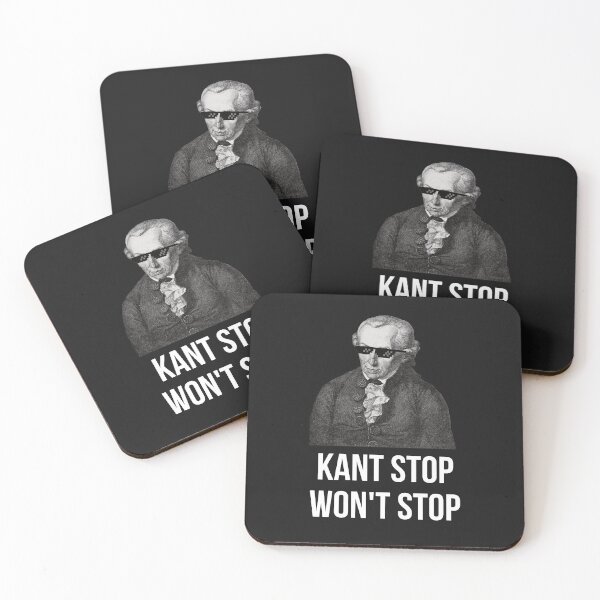 Artikelvorschau, Lustiges Immanuel Kant Zitat Kant Stop entworfen und verkauft von Beltschazar.