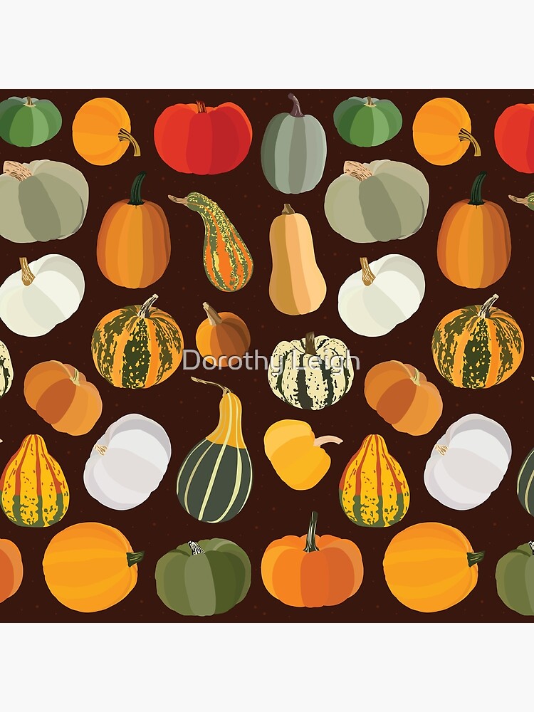 Thumbnail 2 of 2, Tote Bag, Pumpkins designed and sold by Dorothy Leigh.