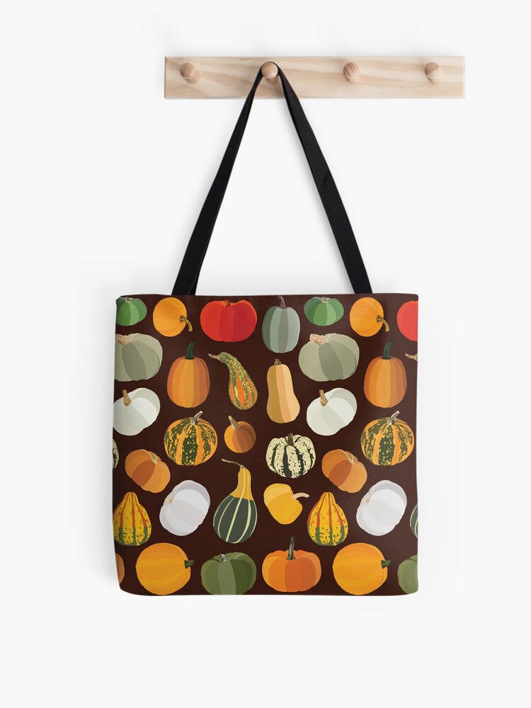 Thumbnail 1 of 2, Tote Bag, Pumpkins designed and sold by Dorothy Leigh.