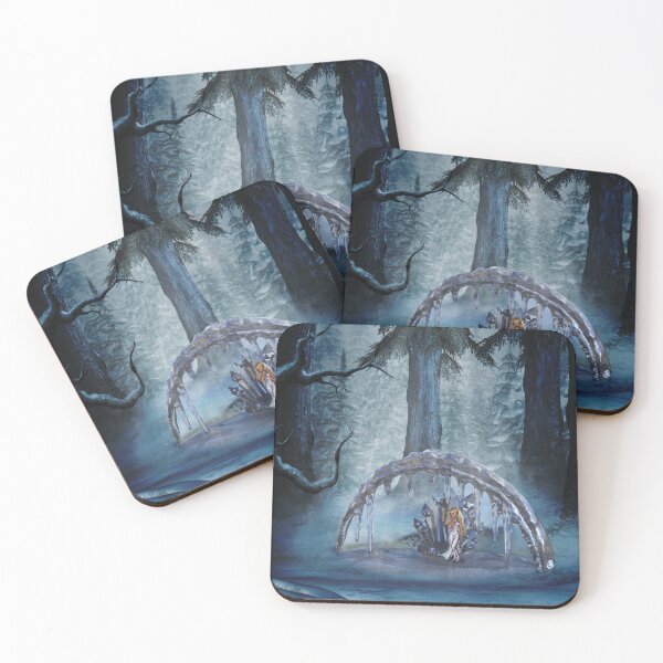 Item preview, Ice fairy in a winter landscape designed and sold by nicky2342.