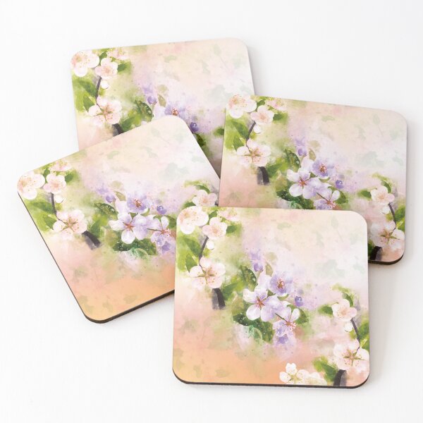 Item preview, flowers, floral, blossom, watercolor, soft, elegance, decorative, bloom, blooming, summer designed and sold by nicky2342.