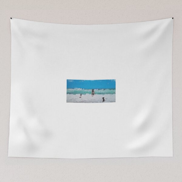 Item preview, "Wading Into the Waves, with Dogs" designed and sold by marksansouci.