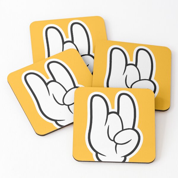 Item preview, Hell Yeah Cartoon Rock Hands designed and sold by karanwashere.