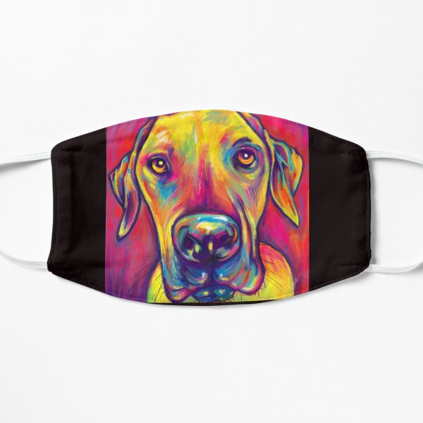 Great Dane Painting Flat Mask