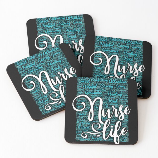 Item preview, Nurse typographic design designed and sold by Teecha.