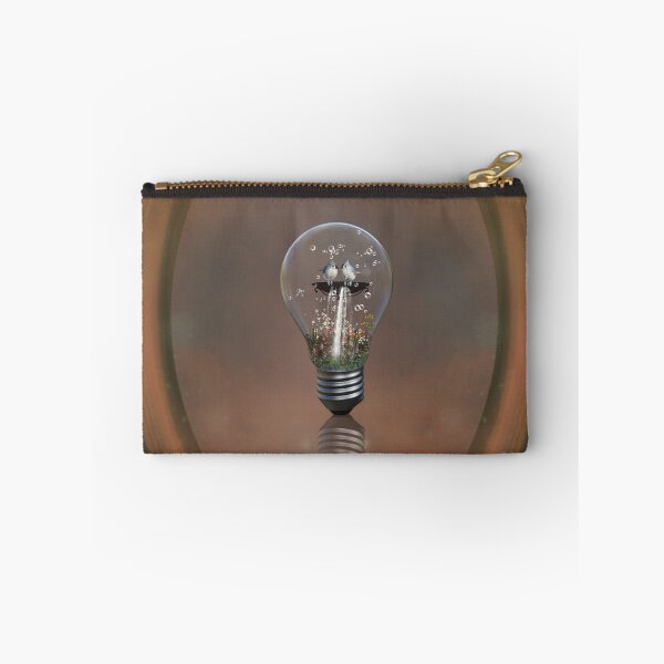 Item preview, Light bulb with birds designed and sold by nicky2342.