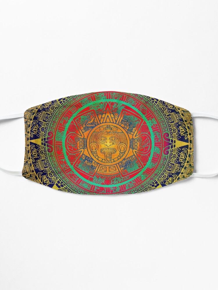 aztec sun god mask