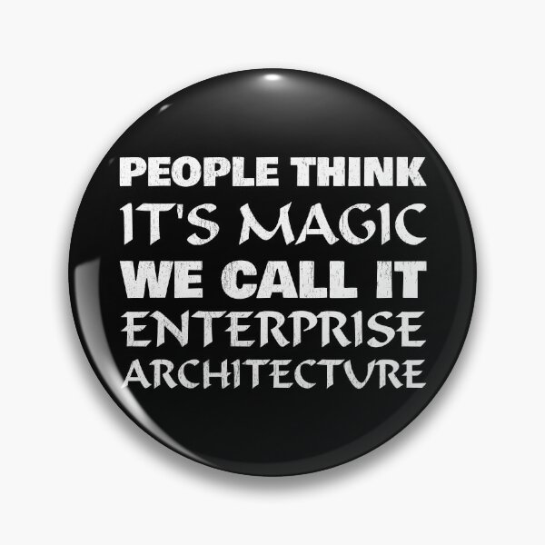 Item preview, People think it's magic - Enterprise Architecture designed and sold by NerdySherds.