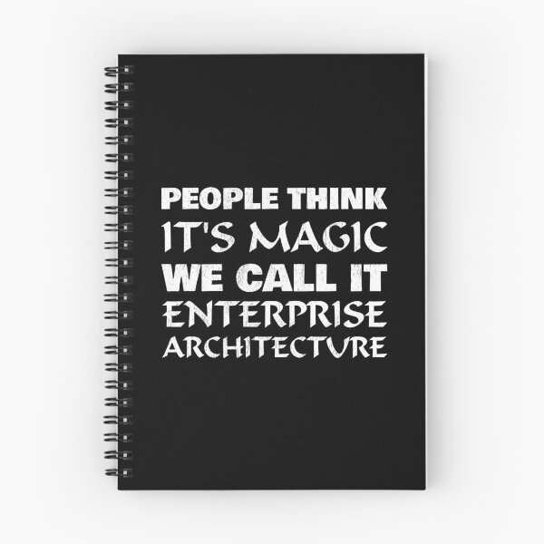 Item preview, People think it's magic - Enterprise Architecture designed and sold by NerdySherds.