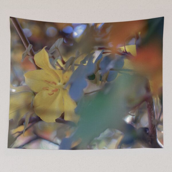 Item preview, blurred watercolor flowers designed and sold by aleyna22.