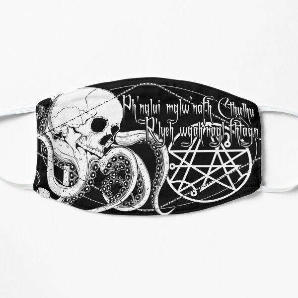 In his house at R'lyeh dead Cthulhu waits dreaming. Flat Mask