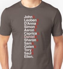 Cylon Jetset (white) Unisex T-Shirt