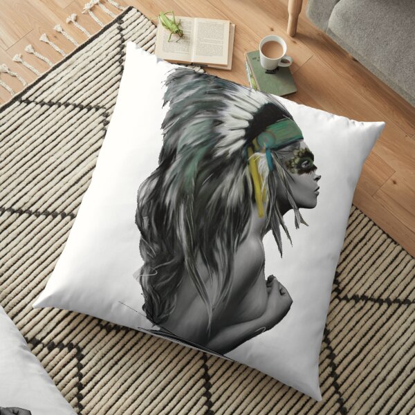 INDIAN BEAUTY Floor Pillow