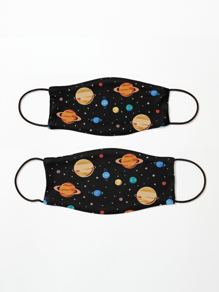 Alternate view of Cute Planets Pattern Mask