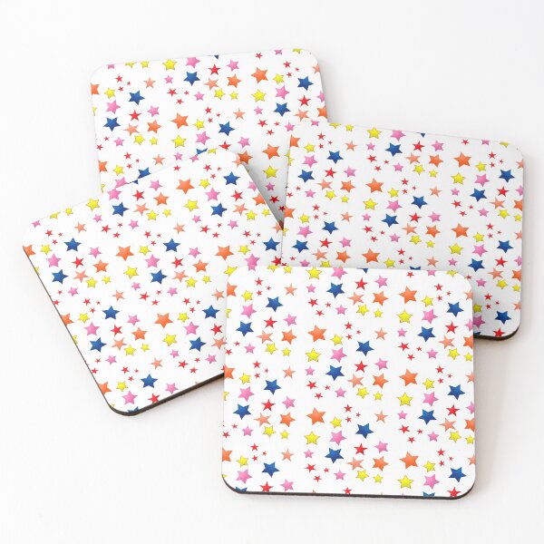 Item preview, The Stars shine Bright deep in the Heart of Texas - rainbow star pattern designed and sold by infinitygrafix.