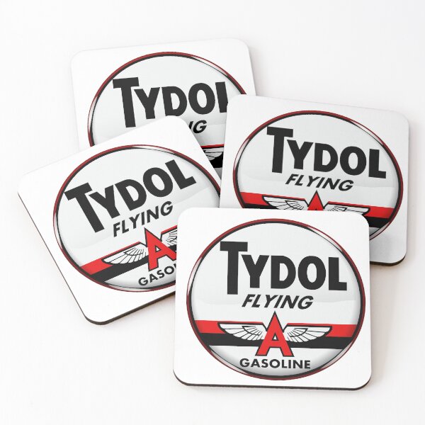 Artikelvorschau, Tydol Flying Gasoline vintage sign Crystal clear entworfen und verkauft von htrdesigns.