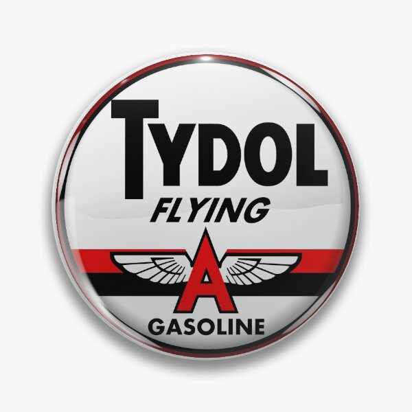 Artikelvorschau, Tydol Flying Gasoline vintage sign Crystal clear entworfen und verkauft von htrdesigns.