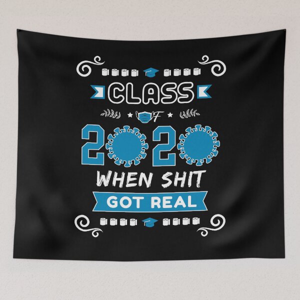 Item preview, Class of 2020 toilet paper apocalypse and corona crisis designed and sold by Teecha.