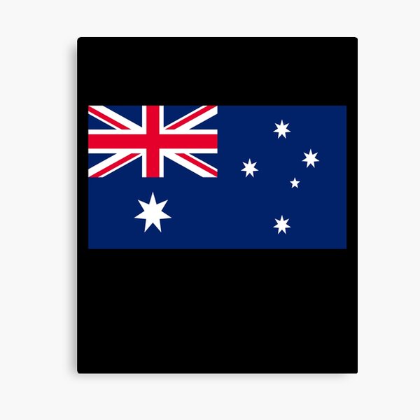 Patriotic Australia Flag - Australia Flag Designs Mask and Clothing Canvas Print