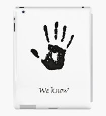 Dark Brotherhood Knows.. You've been Bad! iPad Case/Skin